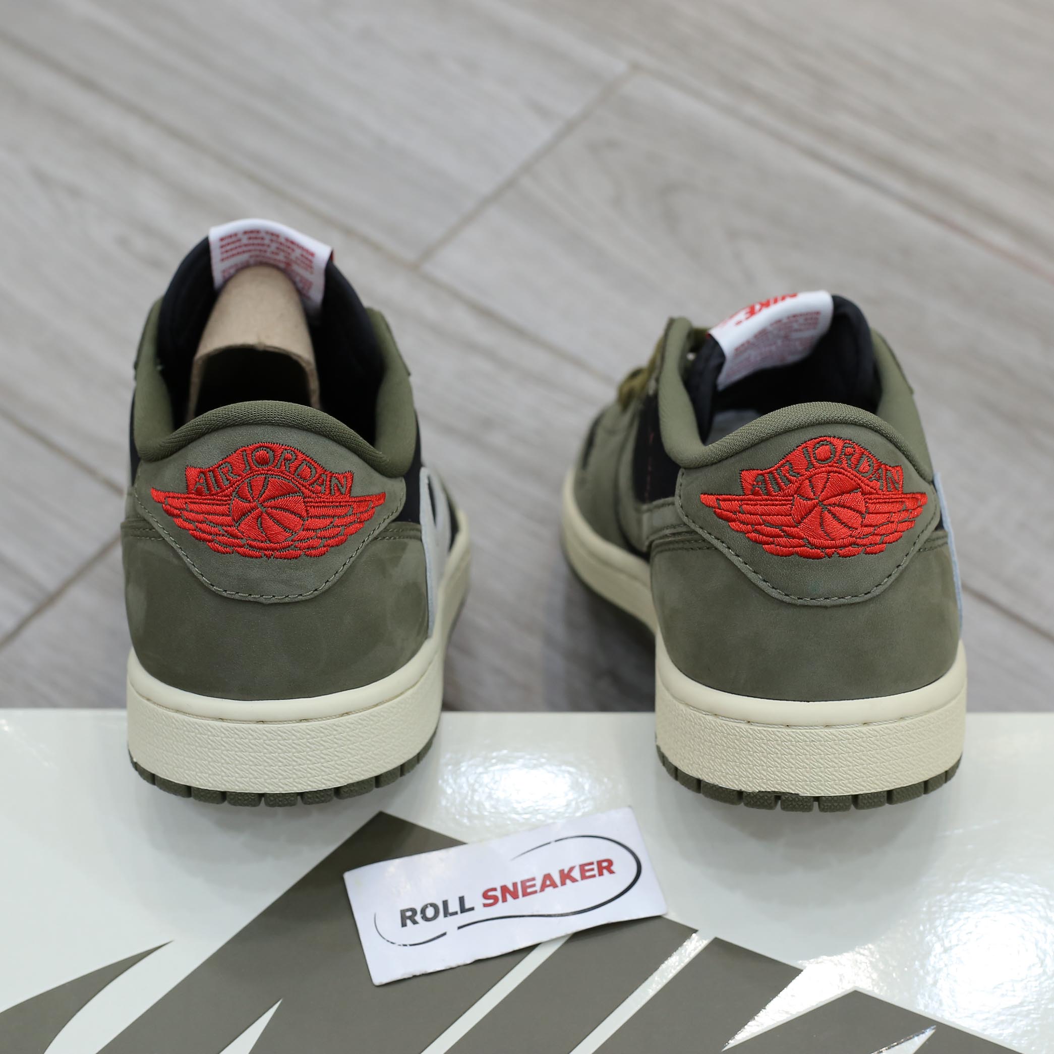 Air Jordan 1 Low Travis Scott Black Olive