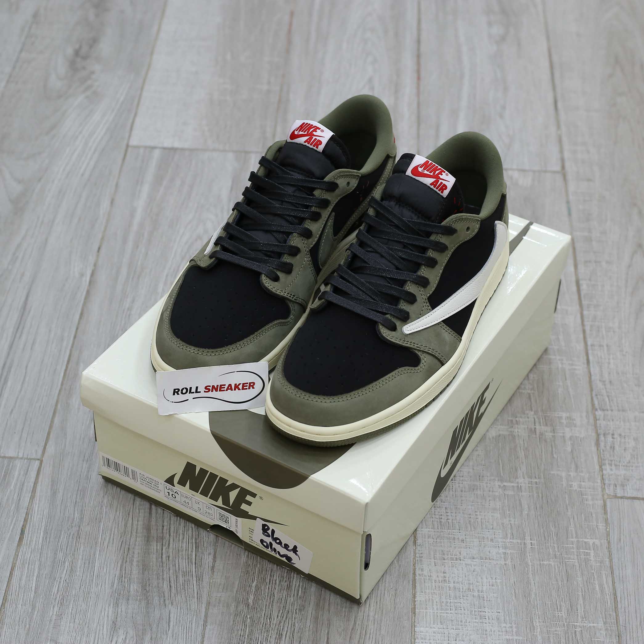 Air Jordan 1 Low Travis Scott Black Olive