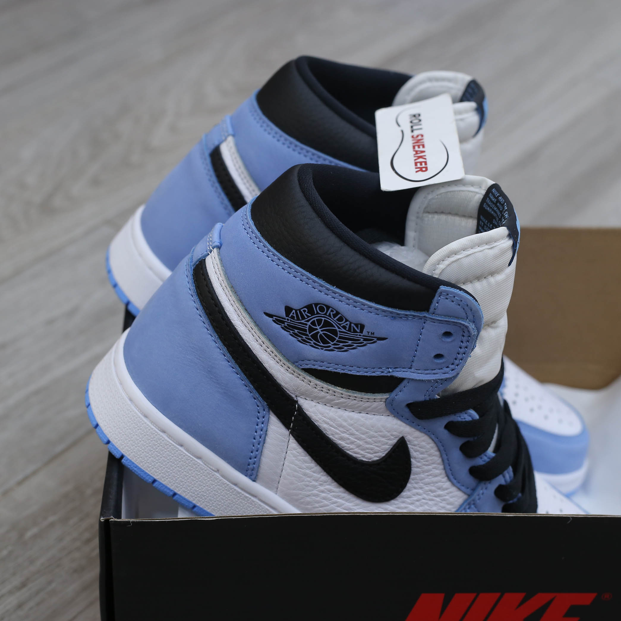 Giày Air Jordan 1 Retro High University Blue UNc Xanh