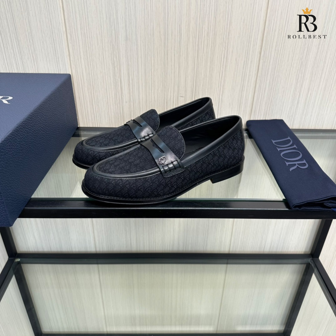 Giày Dior Granville Loafer Black Dior Oblique Jacquard