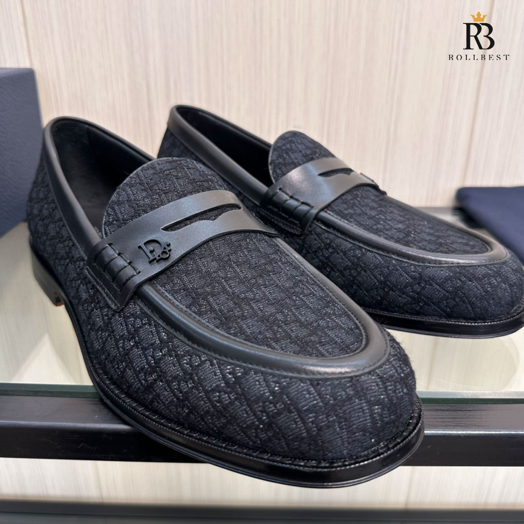 Giày Dior Granville Loafer Black Dior Oblique Jacquard