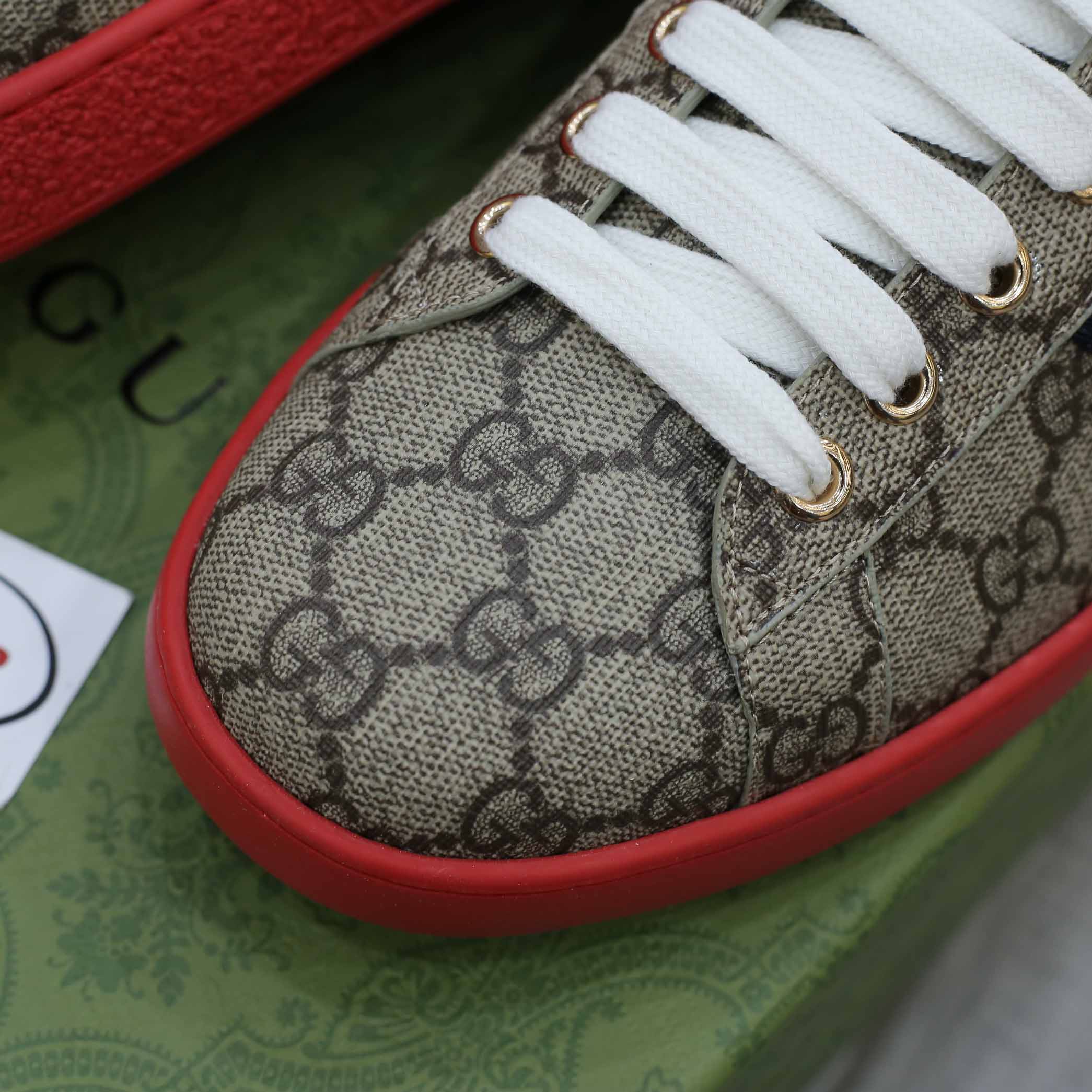 Giày Gucci Ace GG Supreme ‘Beige’