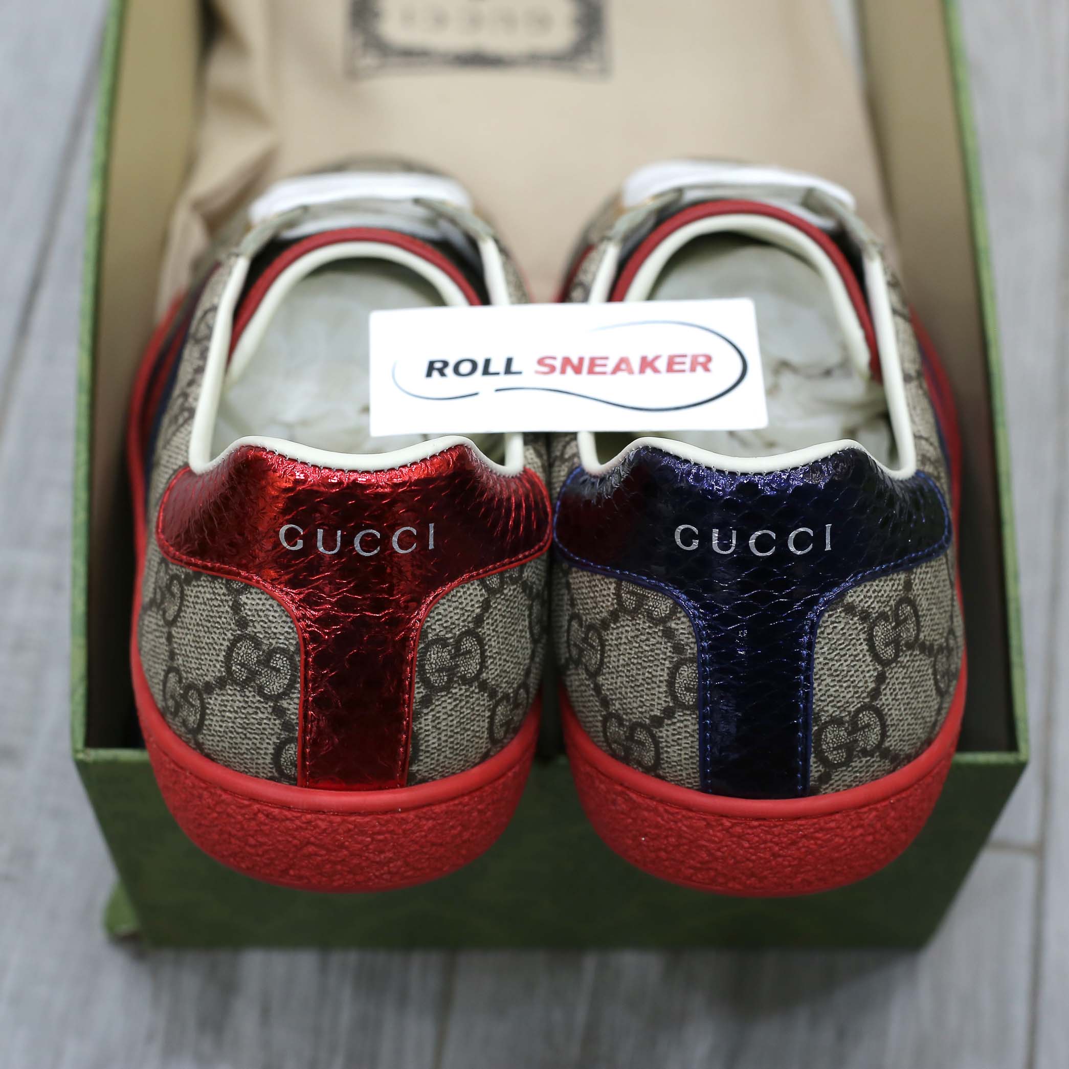 Giày Gucci Ace GG Supreme ‘Beige’