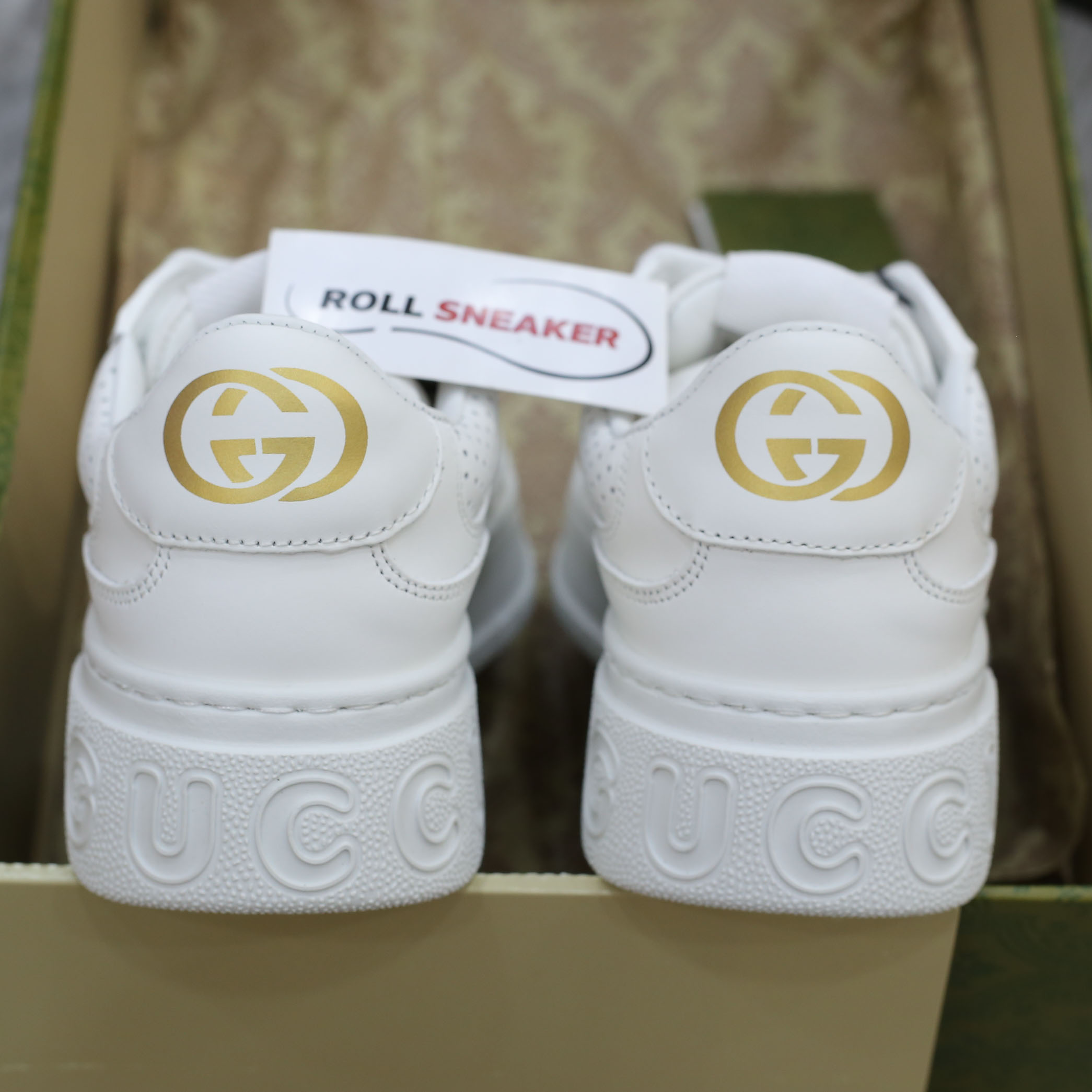 Giày Gucci GG Embossed ‘Full White’