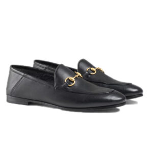 Giày Gucci Horsebit Leather Loafer Đen