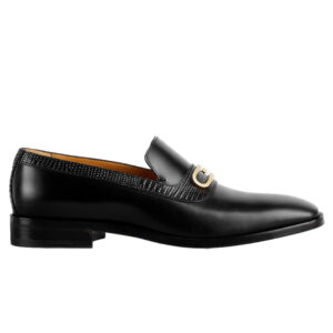 Giày Gucci Loafer With Geometric G Black