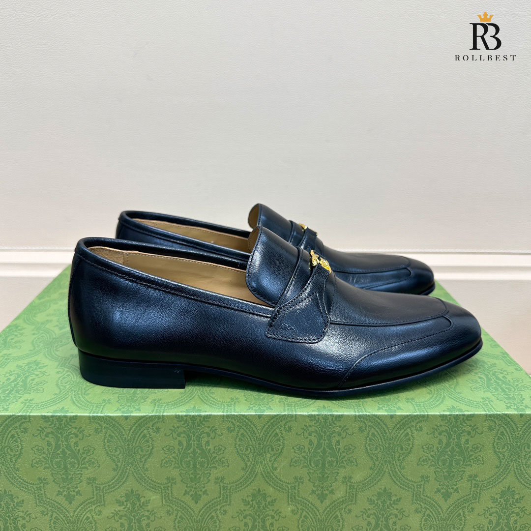 Giày Gucci Loafer With Interlocking G Black