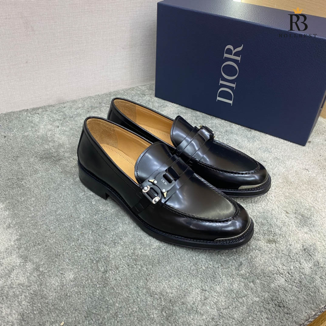 Giày Loafer Dior Evidence Smooth Calfskin Loafer Black