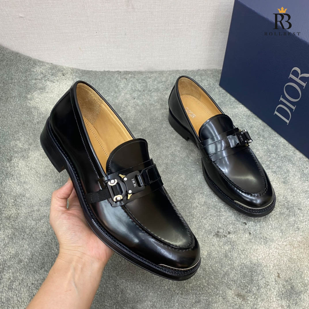 Giày Loafer Dior Evidence Smooth Calfskin Loafer Black