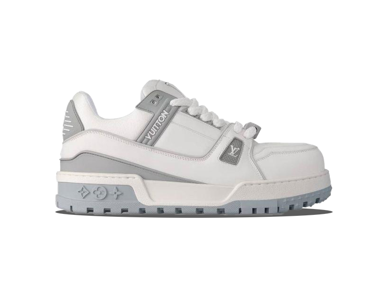 Giày Louis Vuitton LV Trainer Maxi White Grey