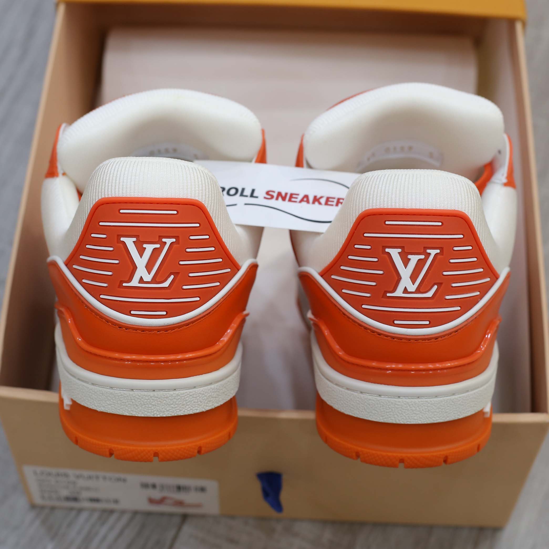 Giày Louis Vuitton Lv Trainer Monogram Orange