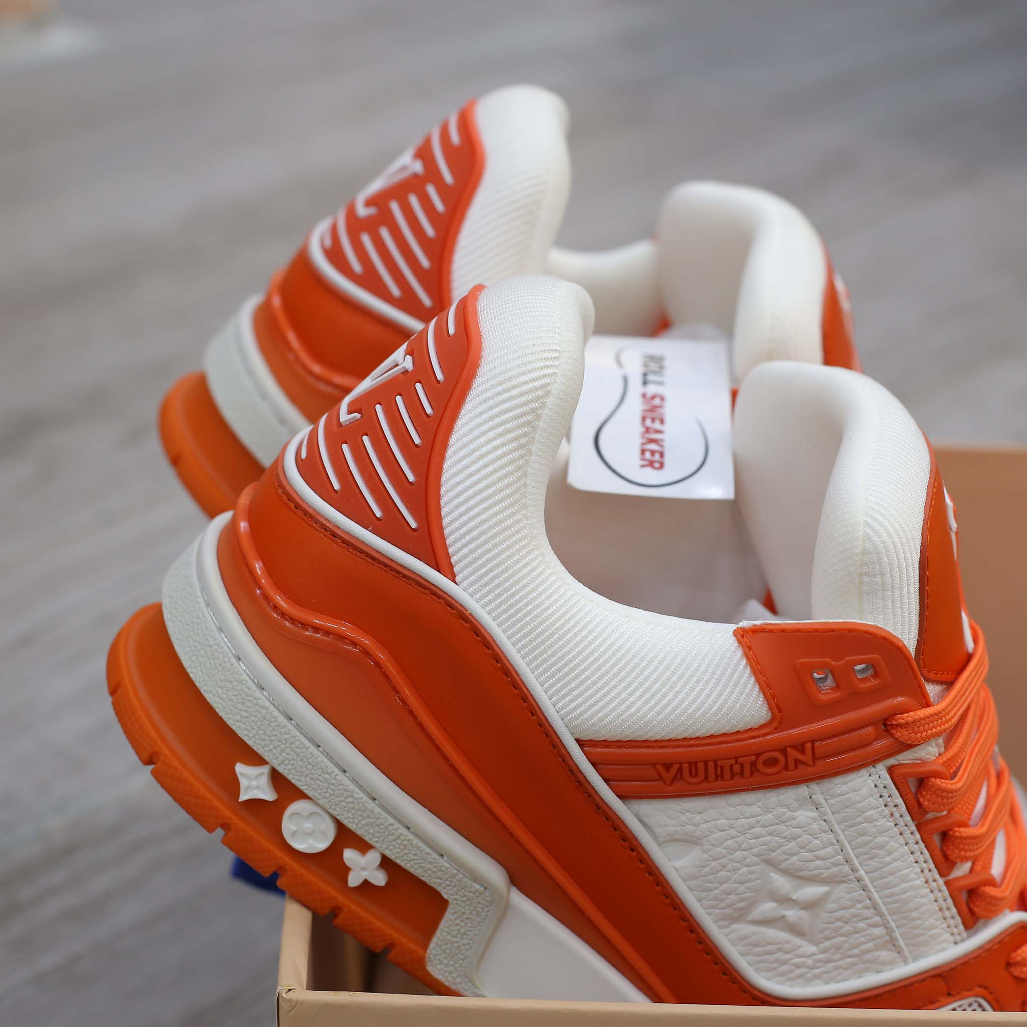 Giày Louis Vuitton Lv Trainer Monogram Orange cam