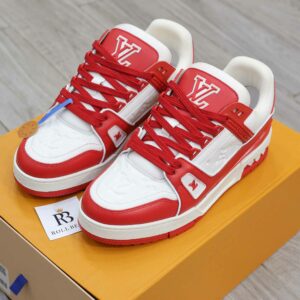 Giày Louis Vuitton Trainer Red White