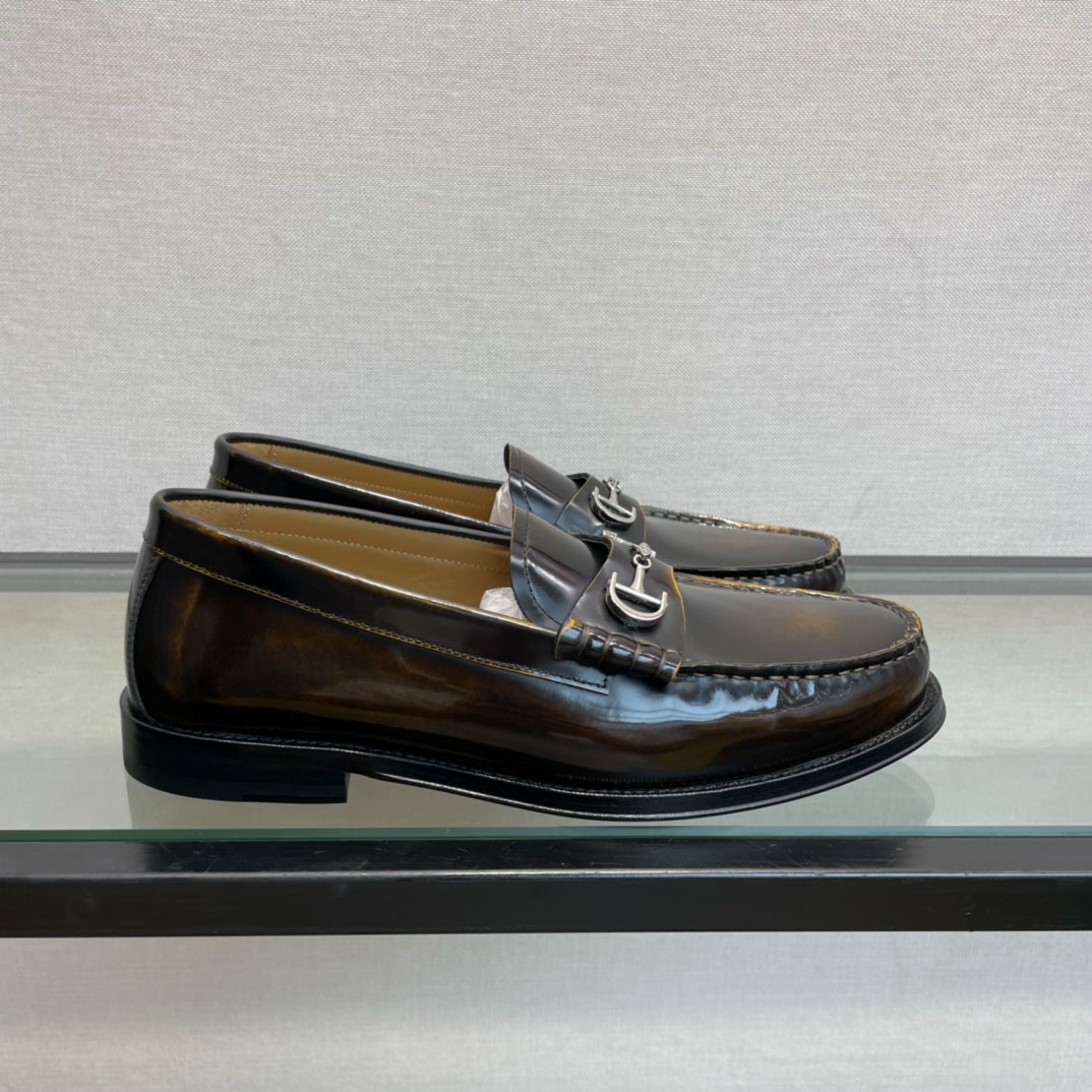 Giày Nam Dior Loafer CD Brown Nâu