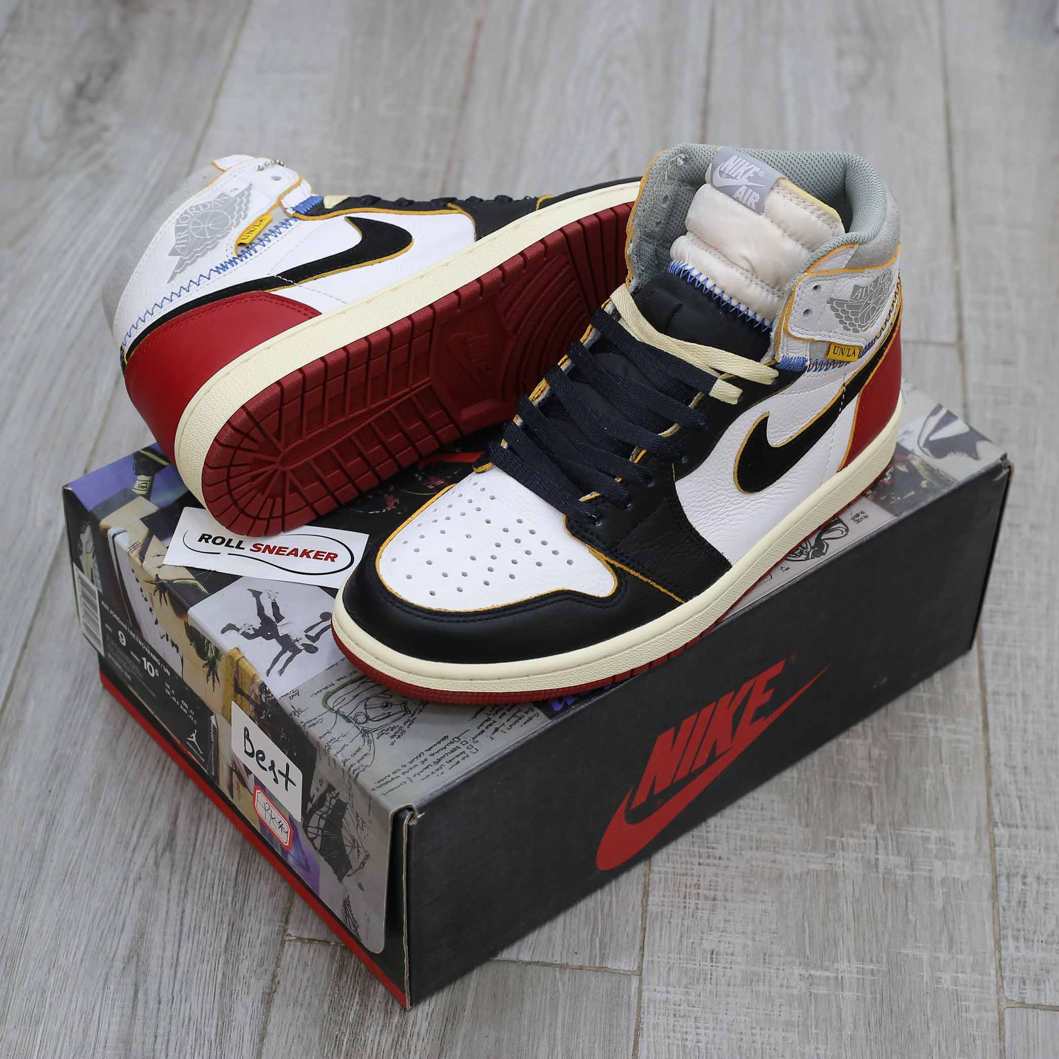 Giày Nike Air Jordan 1 Retro High Union Los Angeles Black Toe