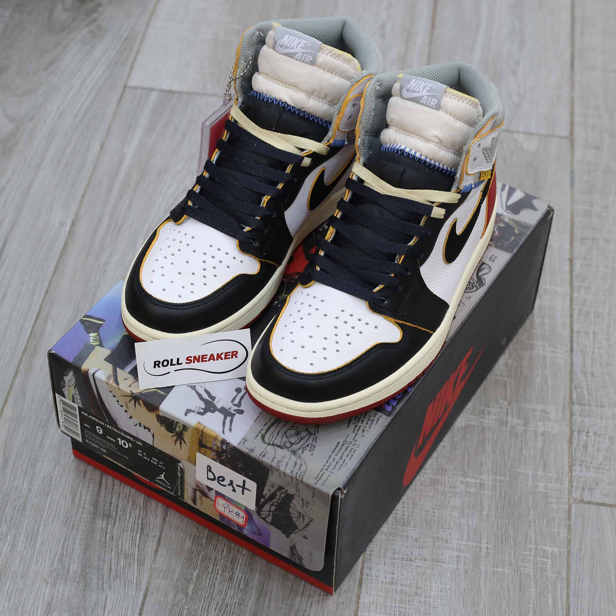 Giày Nike Air Jordan 1 Retro High Union Los Angeles Black Toe