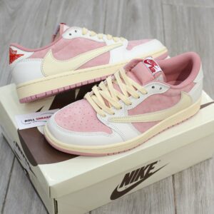 Giày Nike Jordan 1 Low OG Travis Scott Pink Shy