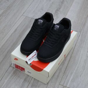 Giày Nike Stussy x Air Force 1 Low Triple Black