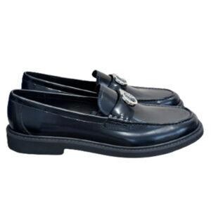 Giày Dior Loafer Explorer CD Diamond Canvas Smooth Calfskin Black