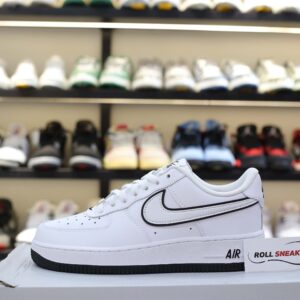 Nike Air Force 1 ’07 Low White Black Outline Swoosh