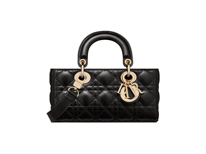 Túi xách Dior Small D-Joy Bag Black Cannage Lambskin Women