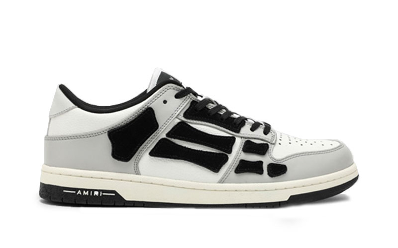 Giày Amiri Skel Low Top White Light Grey Black