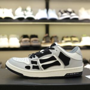 Giày Amiri Skel Low Top White Light Grey Black