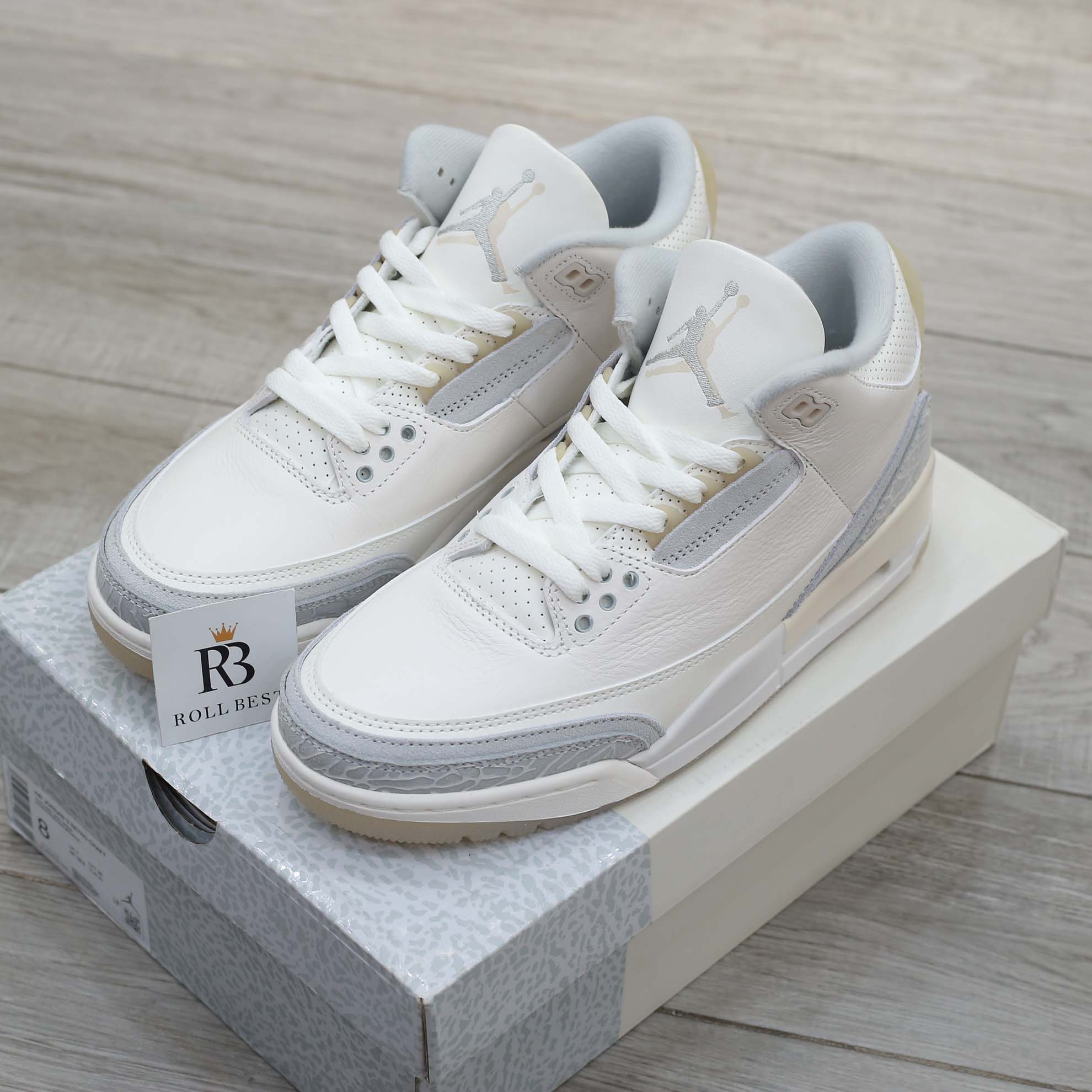 Giày Nike Air Jordan 3 Retro SE Craft Ivory Grey Mist