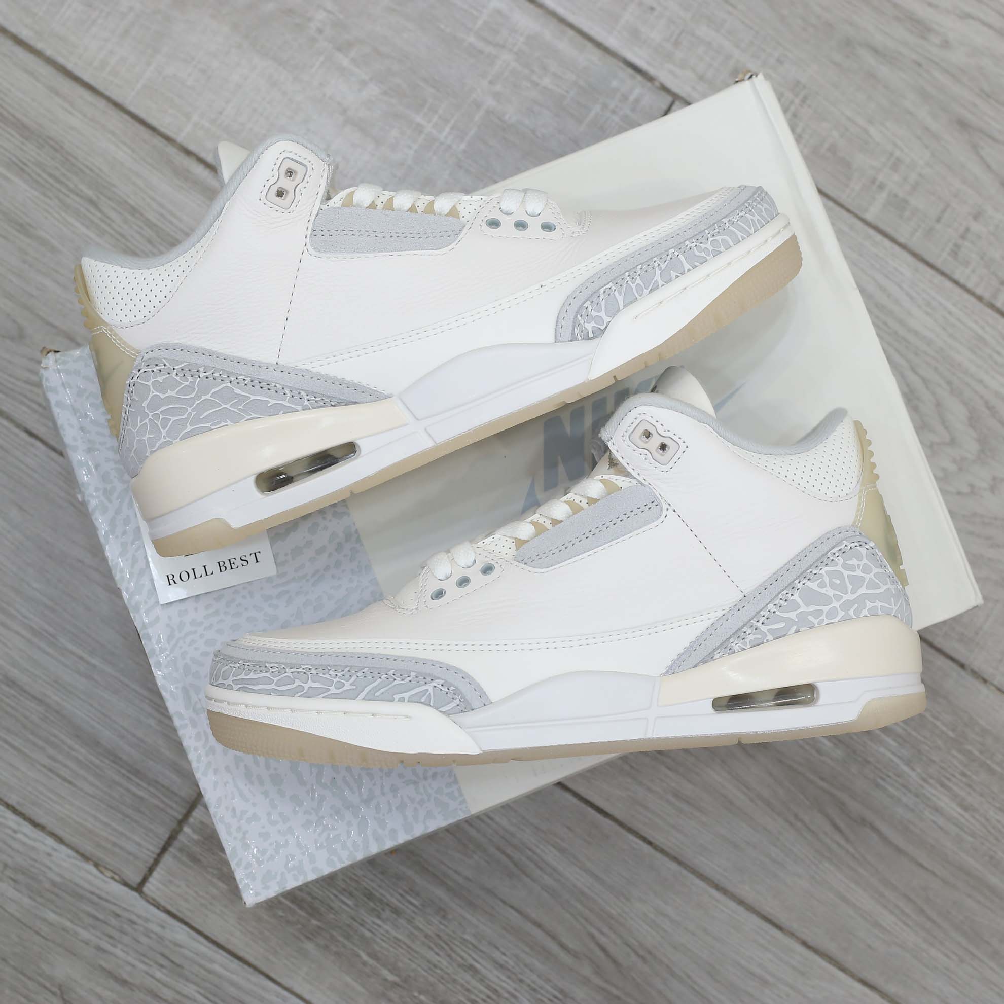 Giày Nike Air Jordan 3 Retro SE Craft Ivory Grey Mist