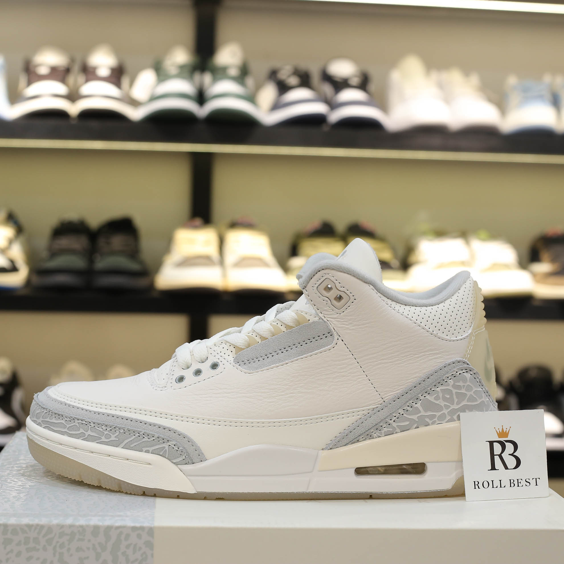 Giày Nike Air Jordan 3 Retro SE Craft Ivory Grey Mist