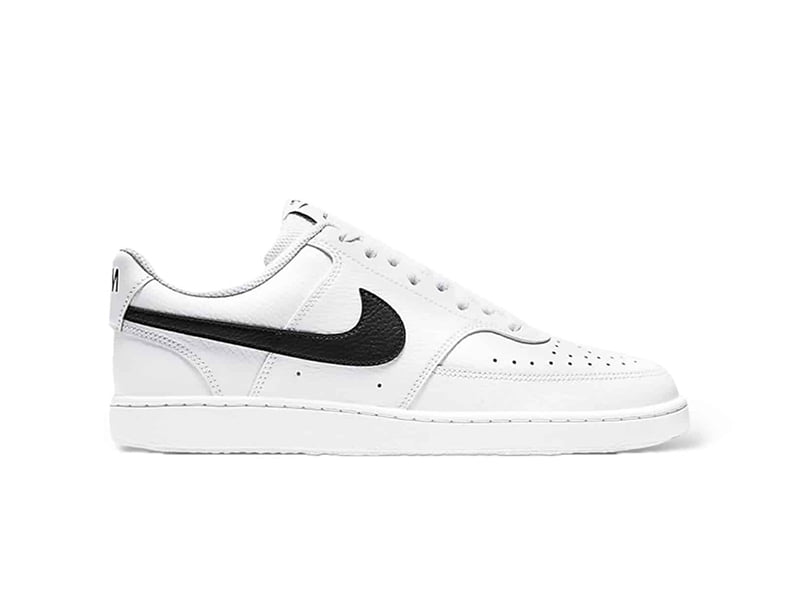 Giày Nike Court Vision Low Next Nature White Black Swoosh