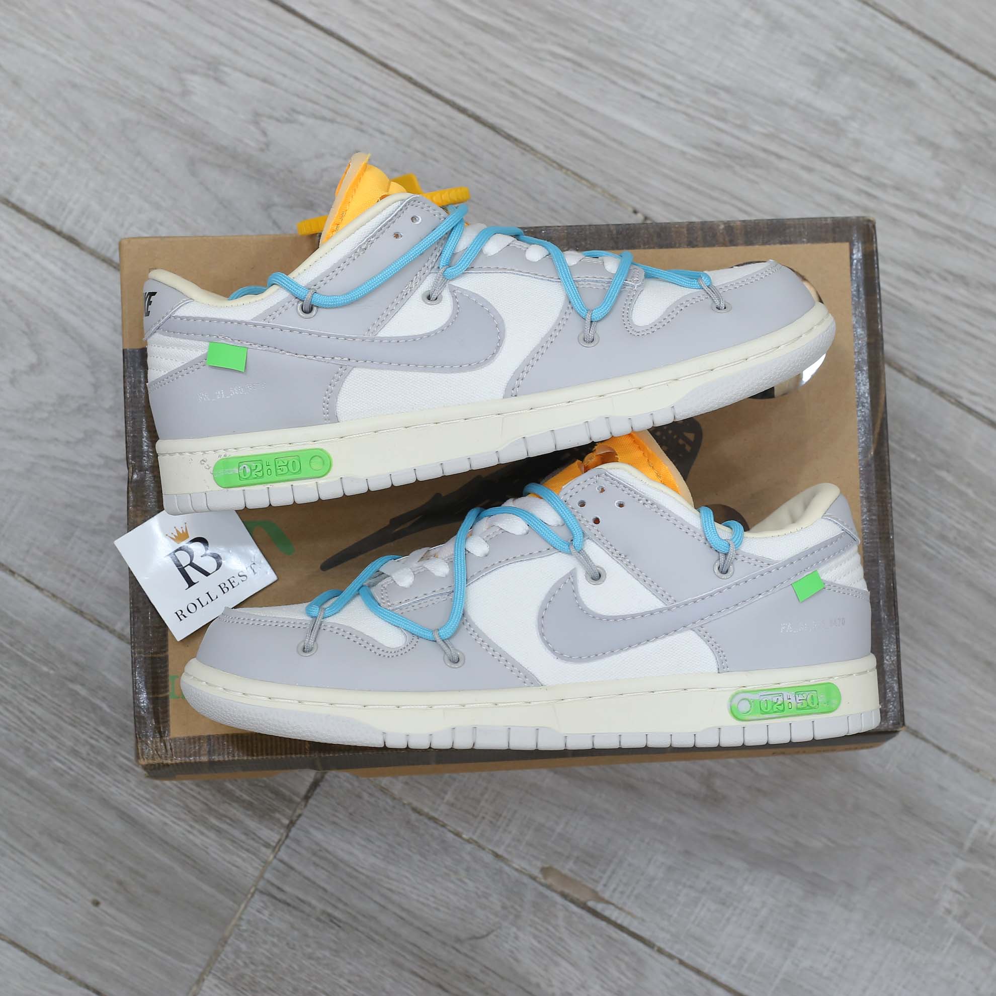 Giày Nike Off-White x Dunk Low ‘Lot 02 Of 50’