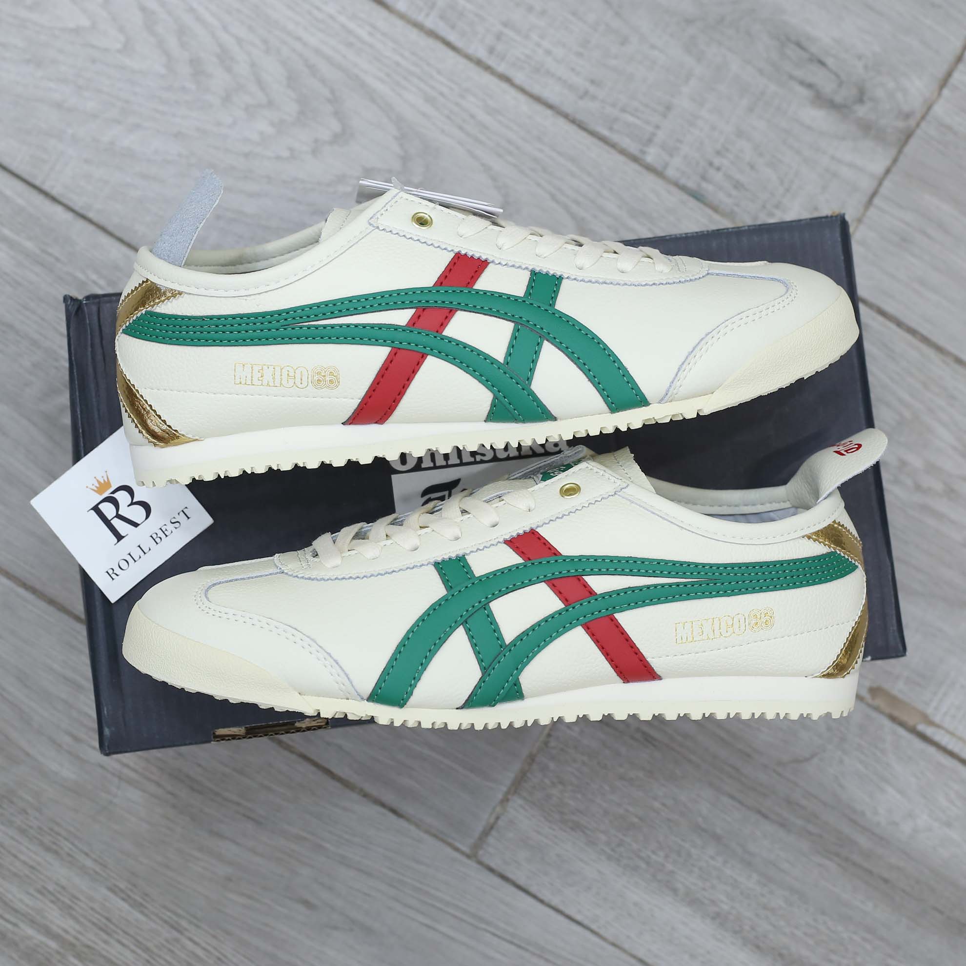 Giày Onitsuka Tiger Mexico 66 ‘Birch Kale’