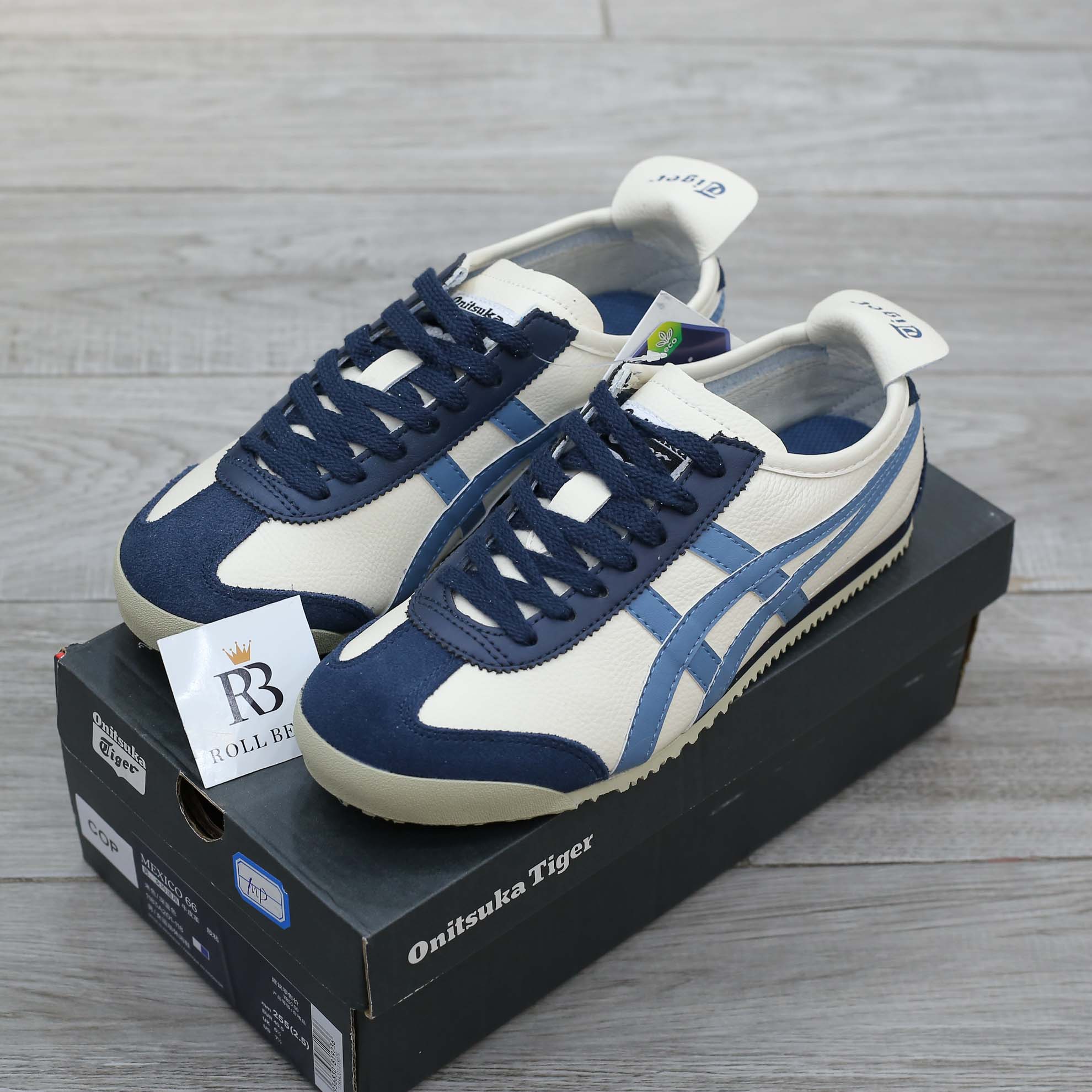 Giày Onitsuka Tiger Mexico 66 CreamGrey Floss