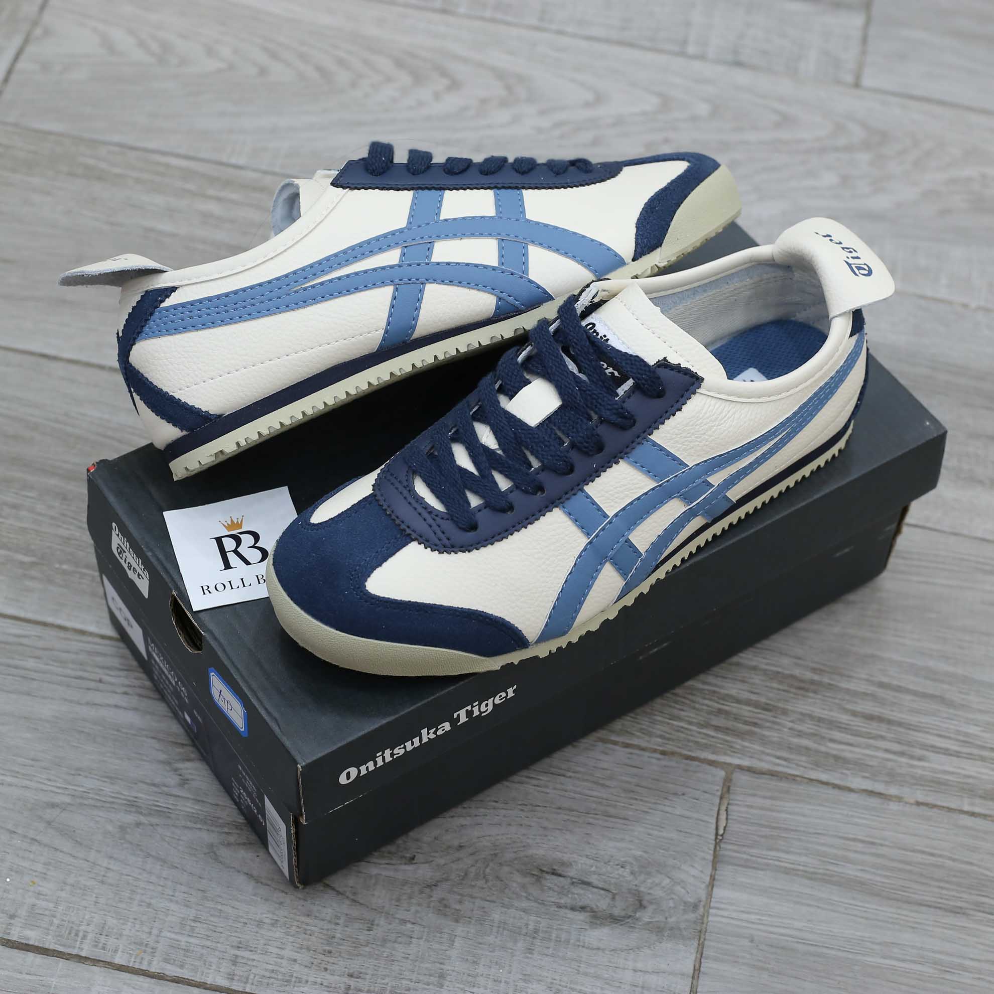 Giày Onitsuka Tiger Mexico 66 CreamGrey Floss