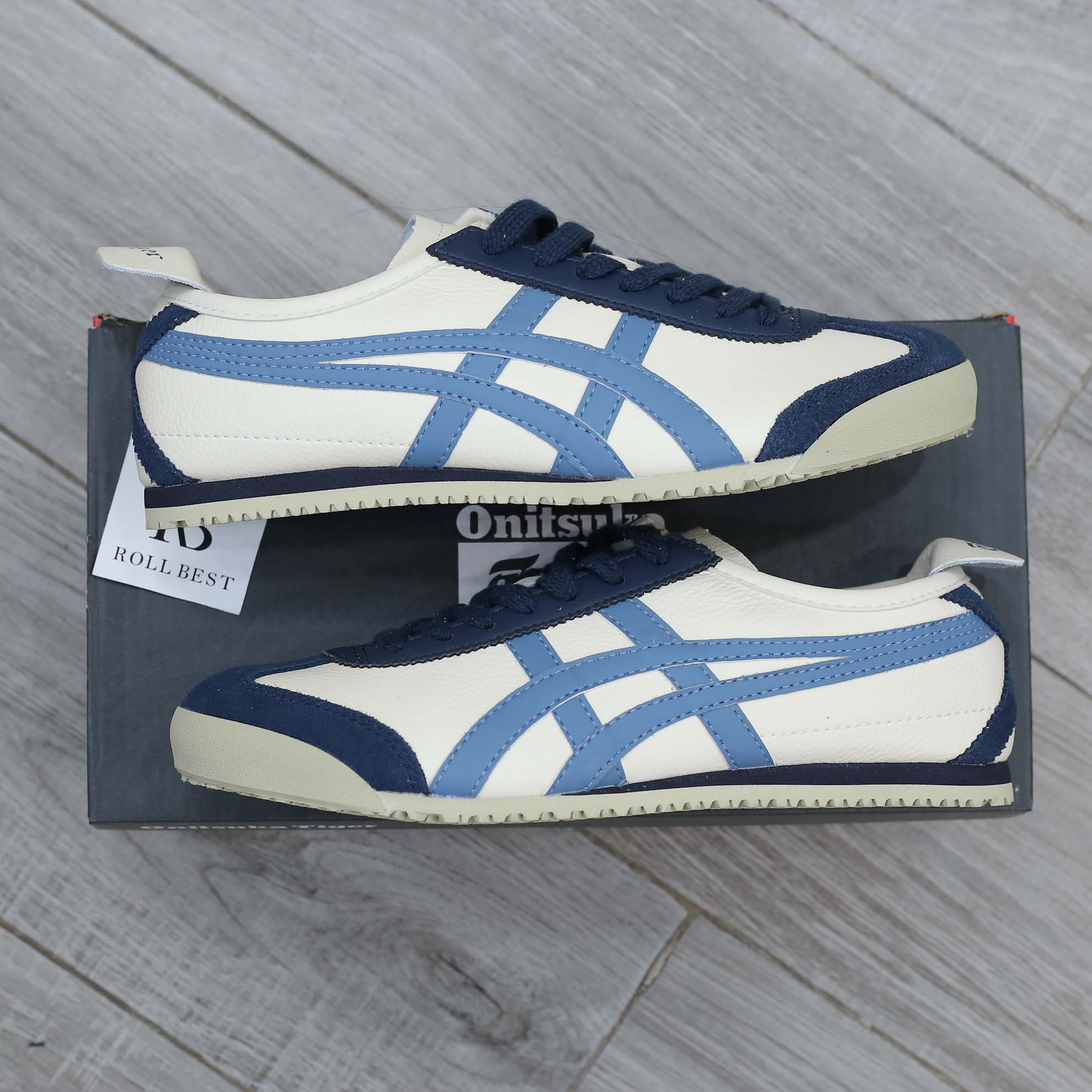 Giày Onitsuka Tiger Mexico 66 CreamGrey Floss