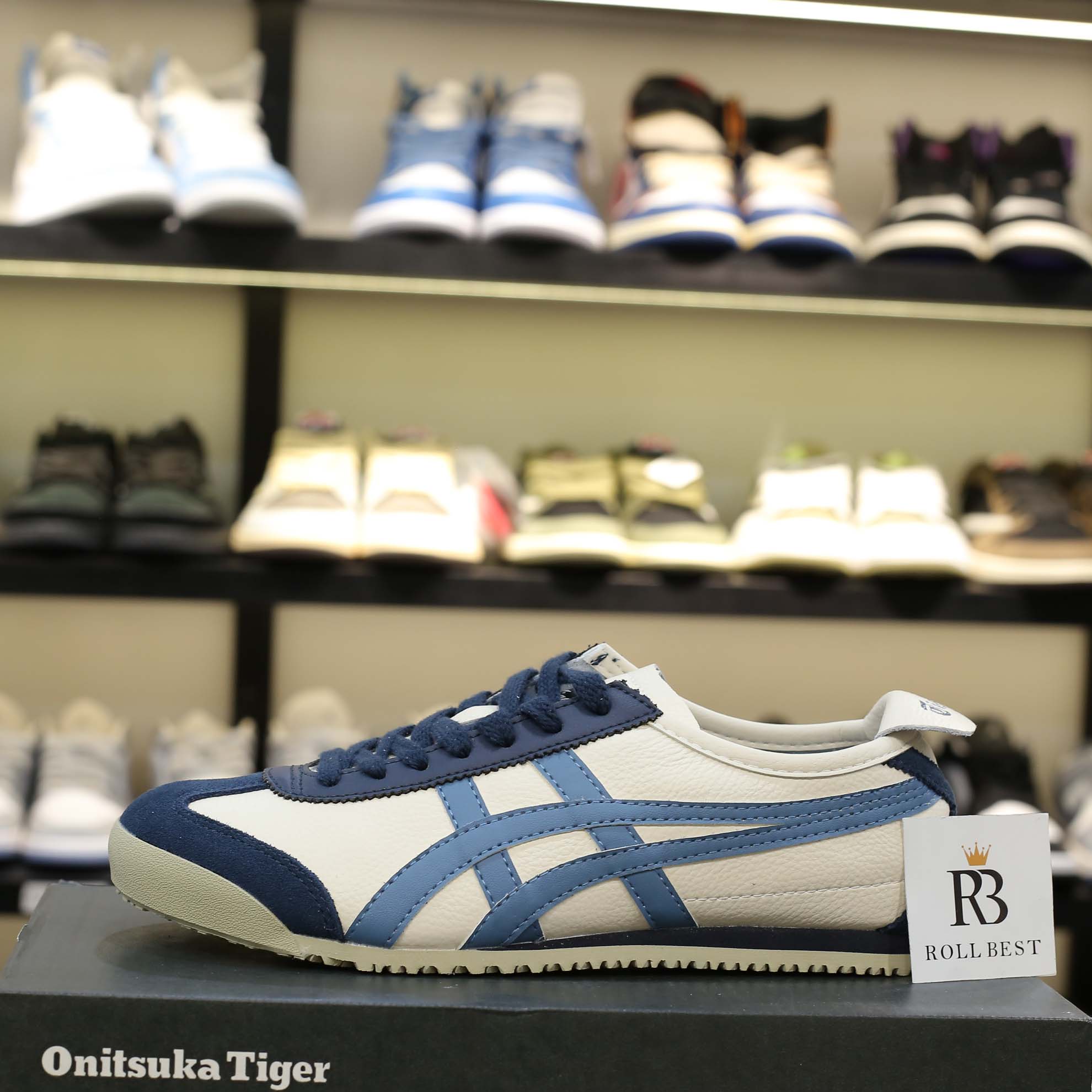 Giày Onitsuka Tiger Mexico 66 CreamGrey Floss